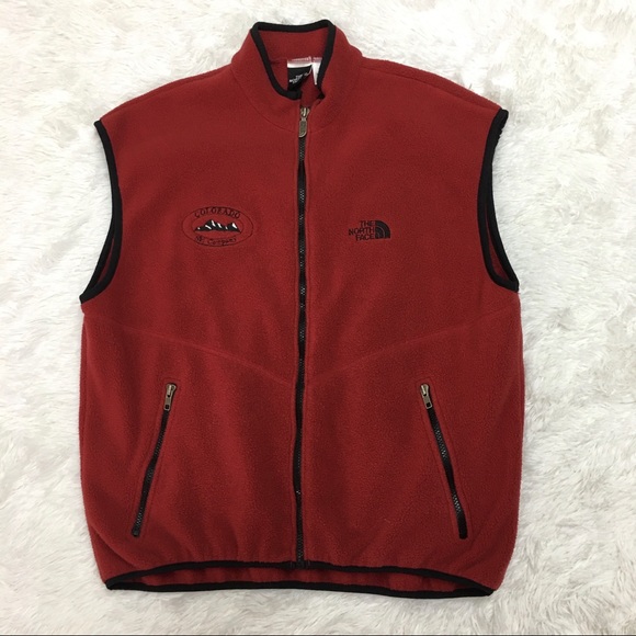 The North Face Other - Men’s North Face Dark red/black-vest size …